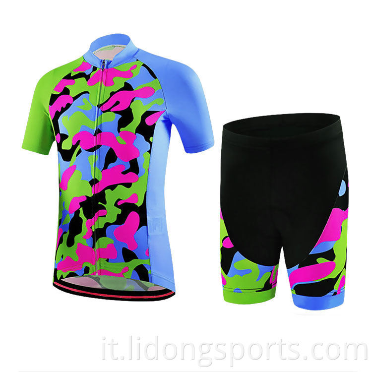 Popolare ciclismo usura cutanea uniforme ciclistica per gli uomini